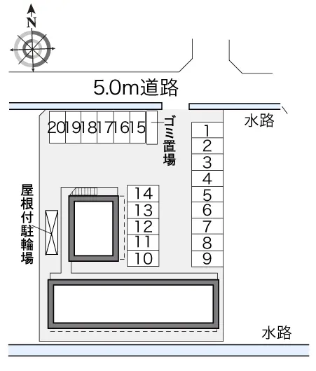 ★手数料０円★宮崎市本郷南方　月極駐車場（LP）